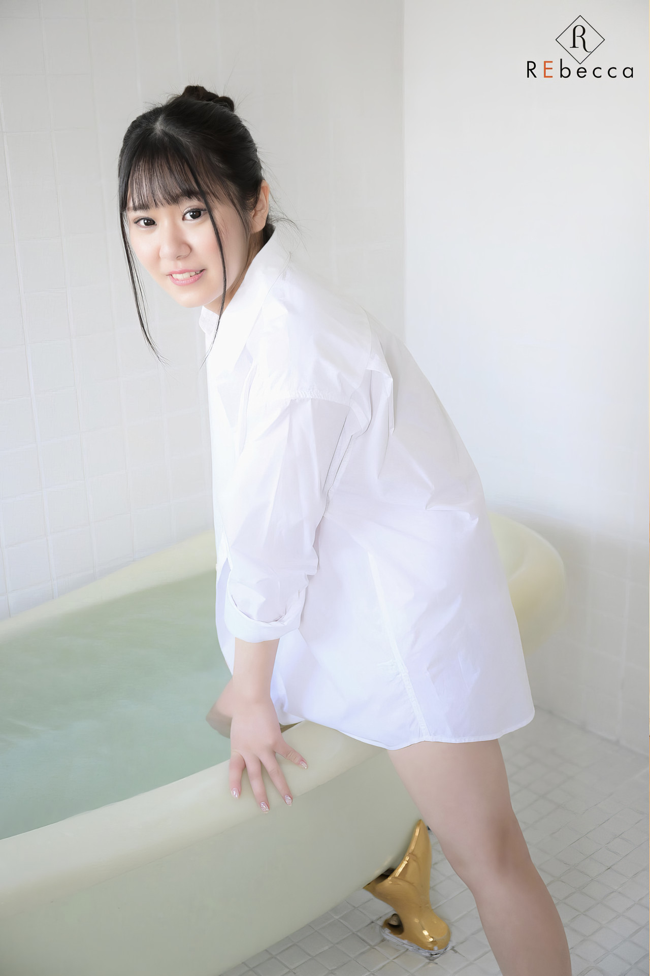 Hanano Amano 天野花乃, Rebecca デジタル写真集 [Virgin Nude 初裸] Set.03