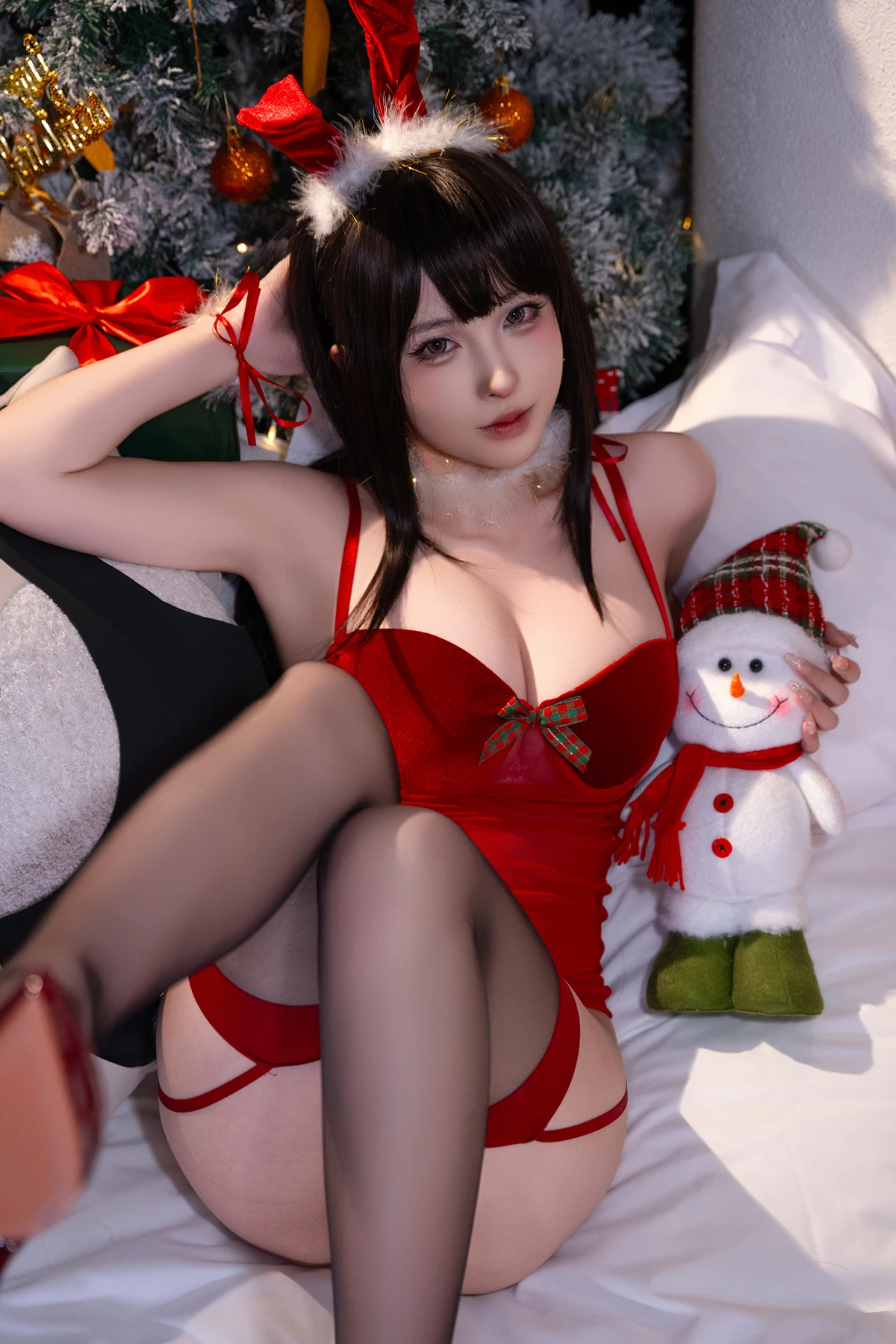 Cosplay 清水由乃 – 圣诞特调